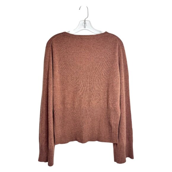 INHABIT 100% Cashmere Drapey V Neck Oversized Sweater Size XS - Picture 4 of 6